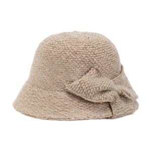 NEW San Diego Hat Cloche with Wrapped Bow Camel / Tan  One Size NWT